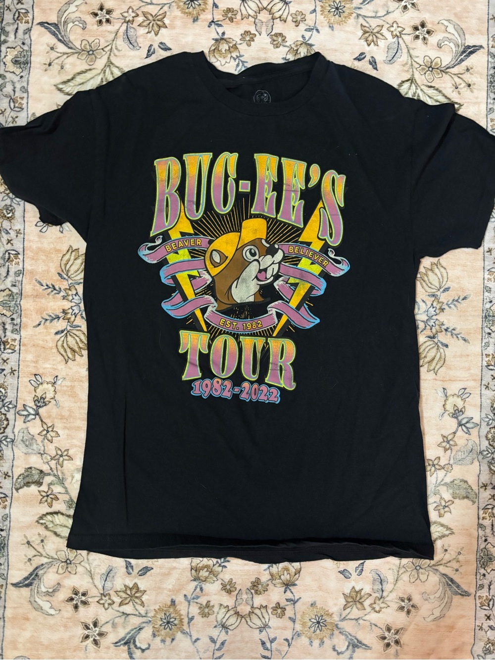 Buc-ee's Tour 1982-2022 Black Graphic Tee